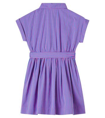 Gisele striped cotton shirt dress | Bonpoint