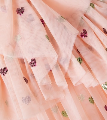 Yvonne亮片蝴蝶结细节薄纱连衣裙 | Konges Sløjd