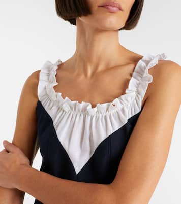 Minikleid aus Wolle und Seide | Shushu/Tong