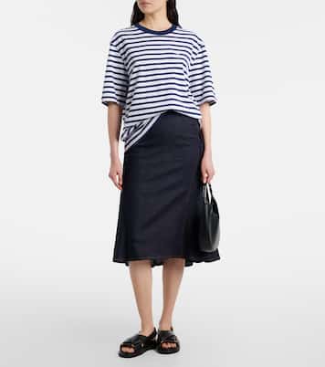 Striped cotton jersey T-shirt | Ami Paris