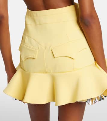 Cutout layered ruffled minidress | Rabanne