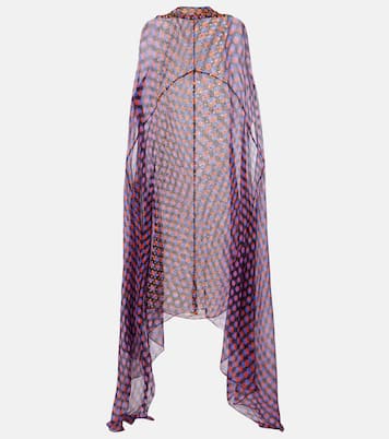 Polka-dot silk satin minidress | Dries Van Noten