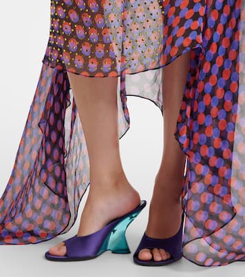 Polka-dot silk satin minidress | Dries Van Noten