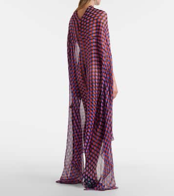 Polka-dot silk satin minidress | Dries Van Noten