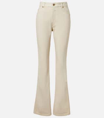 High-rise faded straight jeans | Balmain