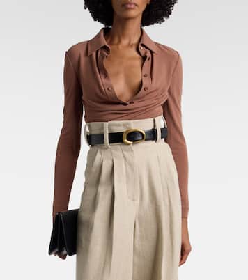 Jersey top | Elie Saab