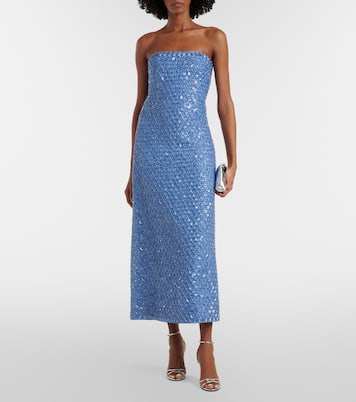 Robe longue bustier Vanessa à ornements | Simkhai