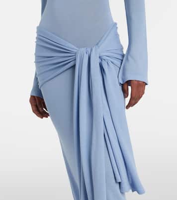 Lace-trimmed maxi dress | Aya Muse