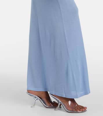 Lace-trimmed maxi dress | Aya Muse