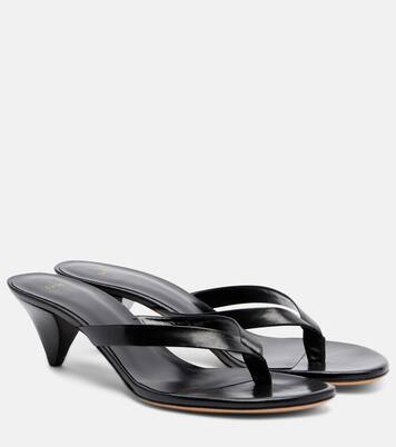 Rooty leather thong sandals | JUDE
