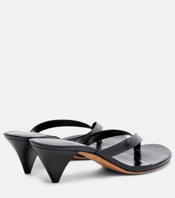 Rooty leather thong sandals | JUDE