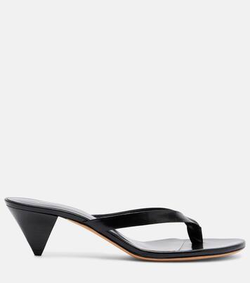 Rooty leather thong sandals | JUDE