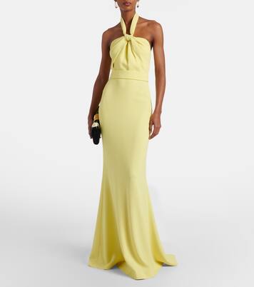 Halterneck cady gown | Elie Saab