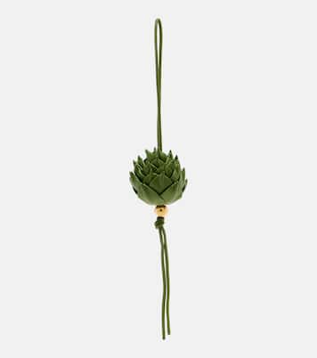 Artichoke leather bag charm | Loewe