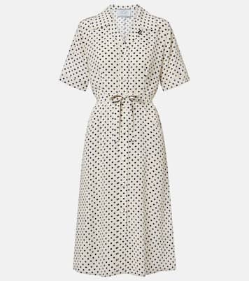 Hemdblusenkleid aus Seide | Prada