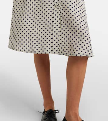 Hemdblusenkleid aus Seide | Prada