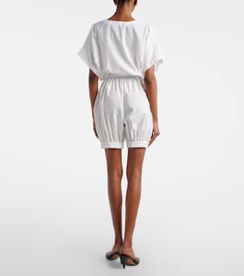 Jumpsuit corta con cintura | Norma Kamali