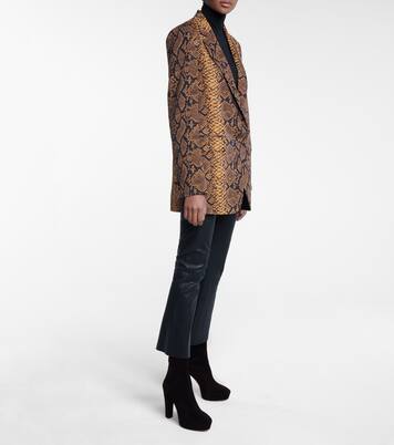 Ankle Boots Saint Honoré 120 aus Veloursleder | Aquazzura