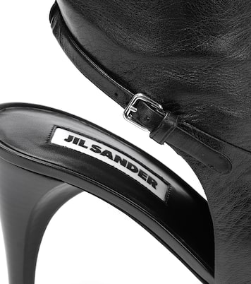 Stivali in pelle con cut-out | Jil Sander