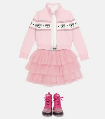 Embellished leather boots | Monnalisa