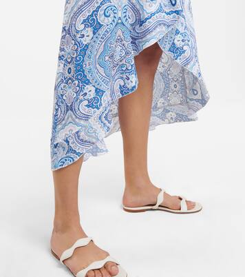 Robe portefeuille midi Taylor imprimée | Melissa Odabash