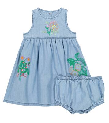 Baby chambray dress and bloomers set | Stella McCartney Kids
