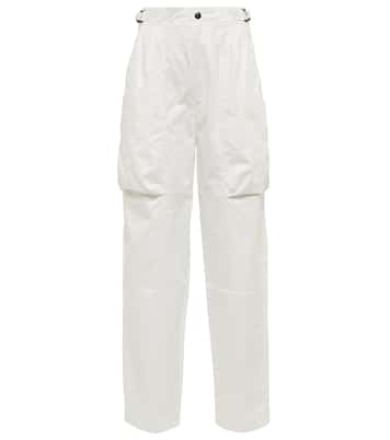 Pantalon Ferima à taille haute en coton | Isabel Marant