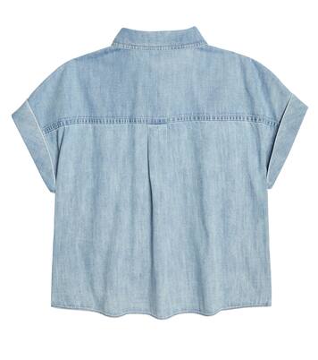 Verziertes Jeanshemd | Brunello Cucinelli Kids