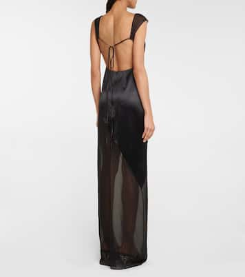 Besticktes Maxikleid aus Seide | Peter Do