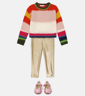 Striped wool-blend sweater | Monnalisa