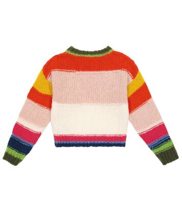 Striped wool-blend sweater | Monnalisa