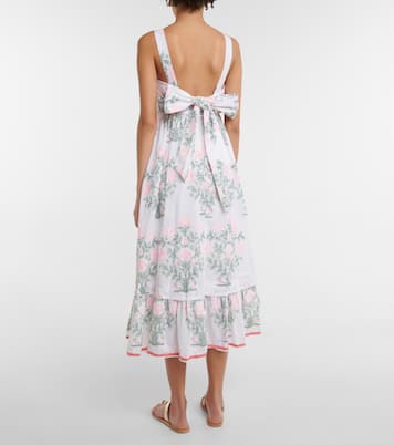Robe midi en coton à fleurs | Juliet Dunn