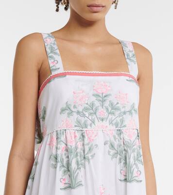 Robe midi en coton à fleurs | Juliet Dunn