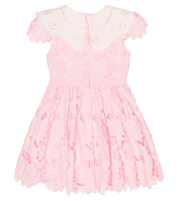 Guipure lace dress | Self-Portrait Kids