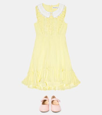 Floral guipure lace dress | Self-Portrait Kids