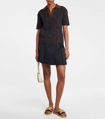 Kate leather and jute slides | Tod's