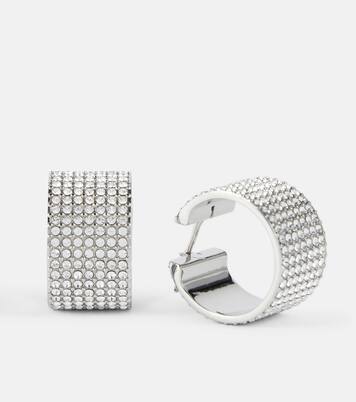 Ohrringe Rih Small mit Kristallen | Amina Muaddi