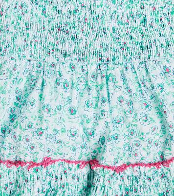 Aurora floral cotton dress | Poupette St Barth Kids