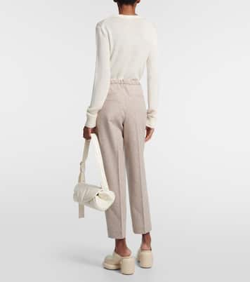 Cropped-Hose aus Wolle | Jil Sander