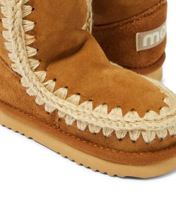 Bottes en daim et shearling | Mou Kids