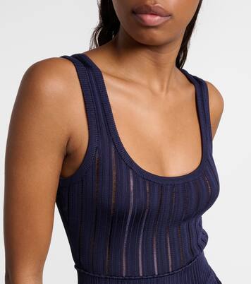 Minikleid aus Rippstrick | Alaïa