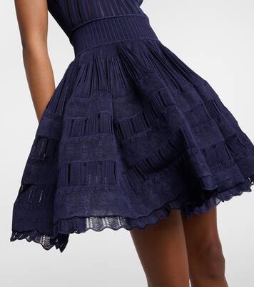 Minikleid aus Rippstrick | Alaïa