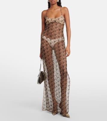 Robe longue en coton mélangé | The Attico