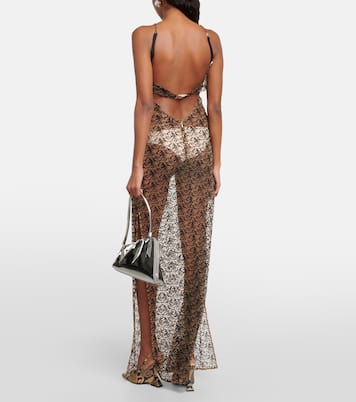 Robe longue en coton mélangé | The Attico