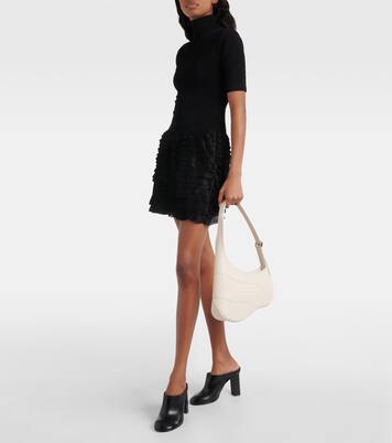 Leather shoulder bag | Alaïa