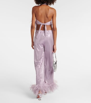 Top Disco Plumage mit Federn | Oséree