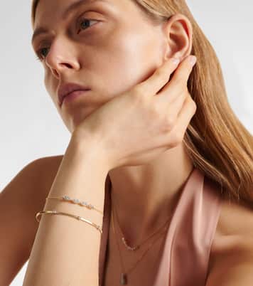 Muse 10kt gold bracelet with diamonds | Stone and Strand