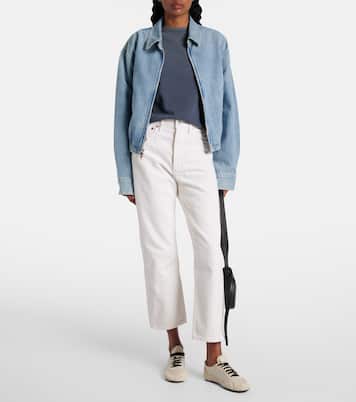 Jean droit 90s Crop à taille mi-haute | Agolde