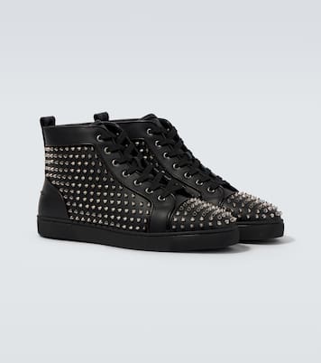 Louis Spikes leather sneakers | Christian Louboutin