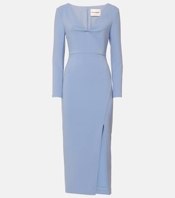 Robe midi en crêpe | Roland Mouret